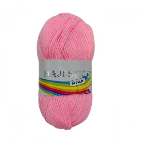 302838 KNITTING WOOL PINK ARAN - CK Supplies Ltd