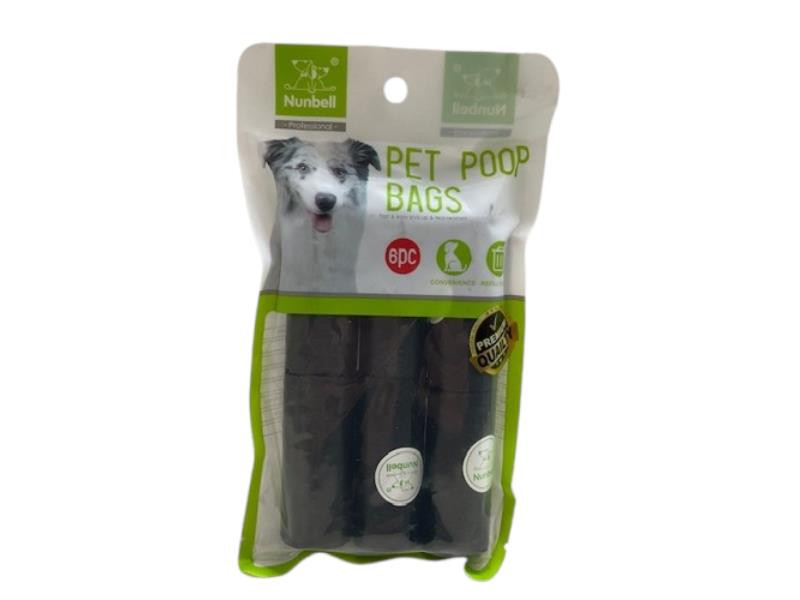 418039 PET POOP BAGS 6PK