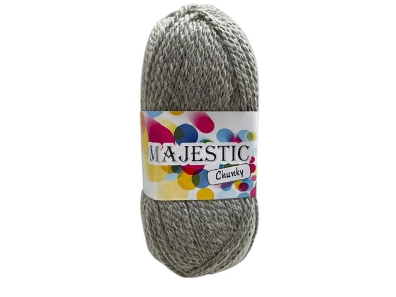 300445 KNITTING WOOL GREY CHUNK